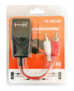 FOLKSAFE audio extender FS-2001AA μέσω καλωδίου RJ45, RCA σε RCA, έως 1000m - 5210131099957 - Image 2