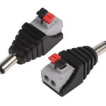 FOLKSAFE βύσμα τροφοδοσίας DC αρσενικό DCMCP, 5.5x2.1mm, push-pin, 5τμχ - 5210131047583
