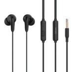 CELEBRAT earphones με μικρόφωνο G26, 3.5mm σύνδεση, Φ10mm, 1.2m, μαύρα - 6925146951303