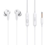 CELEBRAT earphones με μικρόφωνο G26, 3.5mm σύνδεση, Φ10mm, 1.2m, λευκά - 6925146951310