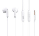 CELEBRAT earphones με μικρόφωνο G27, 3.5mm σύνδεση, Φ14mm, 1.2m, λευκά - 6925146951334