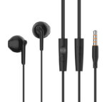 CELEBRAT earphones με μικρόφωνο G34, 3.5mm σύνδεση, 14mm, 1.2m, μαύρα - 6925146951563