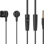 CELEBRAT earphones με μικρόφωνο G35, 3.5mm σύνδεση, 10mm, 1.2m, μαύρα - 6925146951587