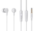 CELEBRAT earphones με μικρόφωνο G35, 3.5mm σύνδεση, 10mm, 1.2m, λευκά - 6925146951594