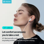 CELEBRAT earphones με μικρόφωνο G37, USB-C σύνδεση, 14.2mm, 1.2m, μαύρα - 6925146951785 - Image 2