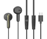 CELEBRAT earphones με μικρόφωνο G37, USB-C σύνδεση, 14.2mm, 1.2m, μαύρα - 6925146951785