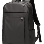GOLDEN WOLF τσάντα πλάτης GB00400-BK, με θήκη laptop 15.6", μαύρη - 6970672350298