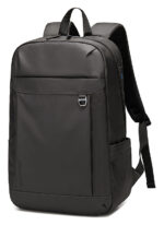 GOLDEN WOLF τσάντα πλάτης GB00400-BK, με θήκη laptop 15.6", μαύρη - 6970672350298