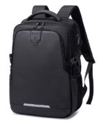 GOLDEN WOLF τσάντα πλάτης GB00444, με θήκη laptop 15.6", 23L, μαύρη - 6970672350717