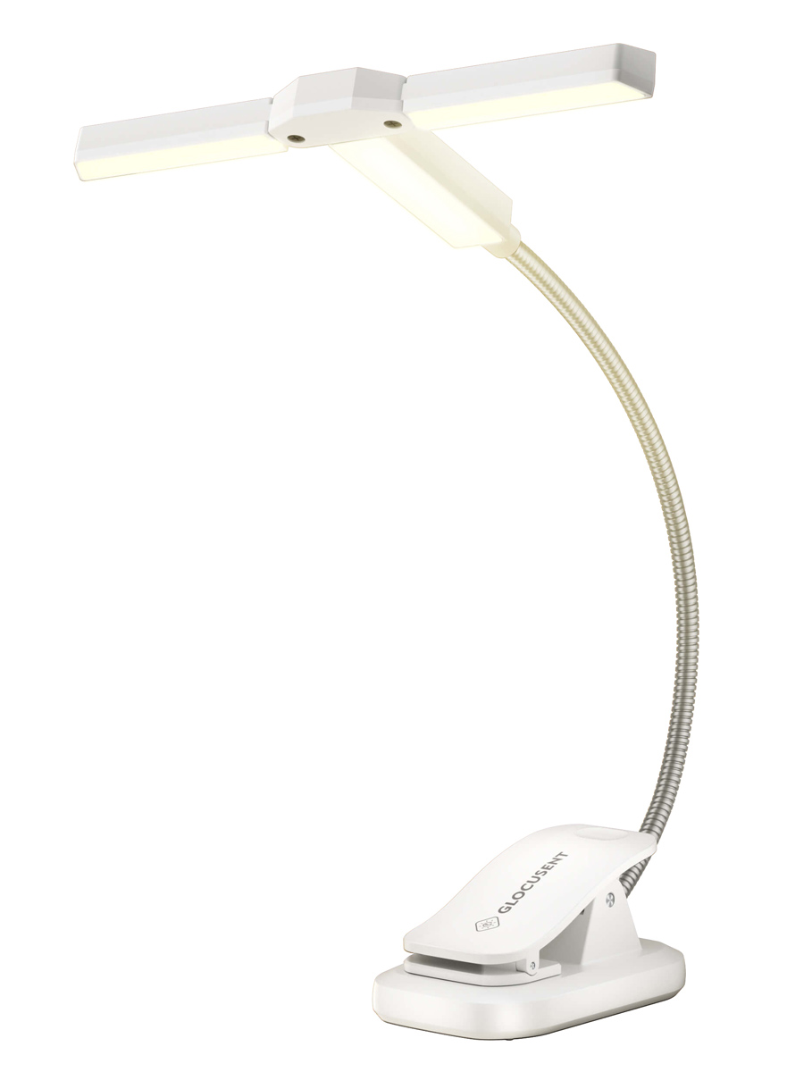 GLCSNTA2303 GLOCUSENT LED φακός διαβάσματος GLCSNTA2303, επαναφορτιζόμενος, έως 50lm, λευκός - 5210131124901 - Image 1