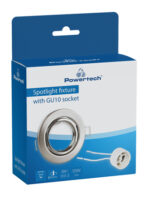 POWERTECH μεταλλικό πλαίσιο spot & ντουί GU10-003, χωνευτό, 81x31.5mm - 5210131046364 - Image 2
