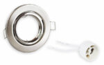 POWERTECH μεταλλικό πλαίσιο spot & ντουί GU10-003, χωνευτό, 81x31.5mm - 5210131046364
