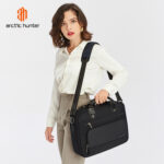 ARCTIC HUNTER τσάντα ώμου GW00017 για laptop 15.6", 14.5L, μαύρη - 6970672353718 - Image 2