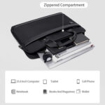 ARCTIC HUNTER τσάντα ώμου GW00022 για laptop 15.6", 8L, μαύρη - 6970672353749 - Image 2