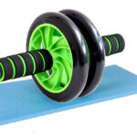 Ρόδα κοιλιακών AB Wheel GYM-0001, μαύρο-πράσινο - 5210131032879