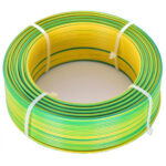 CABLEL καλώδιο H07V-U 4mm², 450/750V, 100m, κίτρινο-πράσινο - 1712101006180130