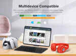 TECLAST ασύρματο πληκτρολόγιο K10, Bluetooth, 25x15cm, μαύρο - 6940709689981 - Image 2