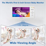 HELLOBABY ενδοεπικοινωνία μωρού HB6364 με κάμερα & οθόνη 6", 720p, PTZ - 5210131117590 - Image 2