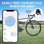 MILI κουδούνι ποδηλάτου με smart tag MiTag Duo, iOS & Android, Bluetooth tracker, μαύρο/λευκό - 6938012334919 - Image 2