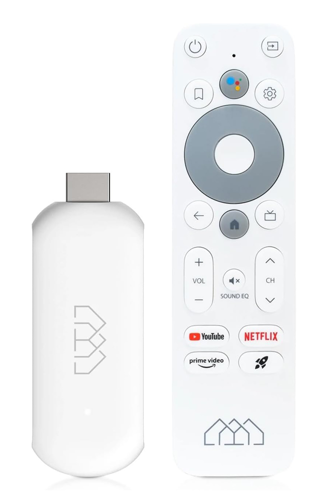 HDSTICK HOMATICS TV Stick HD, 1080p, 1/32GB, WiFi, Google/Netflix πιστοποίηση, Android 11 - 5210131126233 - Image 1