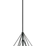 POWERTECH φωτιστικό οροφής HLL-0005, E27, Φ27, μεταλλικό, λευκό-μαύρο - 5210131030288