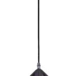 POWERTECH φωτιστικό οροφής HLL-0011, E27, 16x16x16cm, μεταλλικό, μαύρο - 5210131030349
