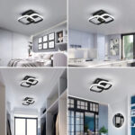 POWERTECH LED φωτιστικό οροφής HLL-0079, 20W, 4000K, 24x20cm, μαύρο - 5210131056684 - Image 2