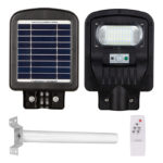POWERTECH LED ηλιακός προβολέας HLL-0126, χειριστήριο, PIR, 50W, 5000mAh -