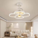 POWERTECH ανεμιστήρας οροφής HLL-0147 με LED φως, 120W, Φ65x45cm, λευκός - 5210131089262 - Image 2