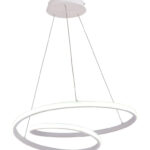 POWERTECH LED φωτιστικό οροφής HLL-0153, 25W, 4000K, Φ40cm, 1m, λευκό - 5210131089323
