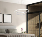 POWERTECH LED φωτιστικό οροφής HLL-0153, 25W, 4000K, Φ40cm, 1m, λευκό - 5210131089323 - Image 2