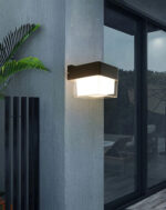 POWERTECH LED φωτιστικό τοίχου HLL-0157, 7W, 4000K, 560lm, IP65, μαύρο - 5210131089934 - Image 2