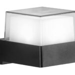 POWERTECH LED φωτιστικό τοίχου HLL-0157, 7W, 4000K, 560lm, IP65, μαύρο - 5210131089934