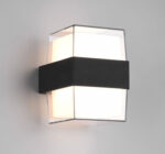 POWERTECH LED φωτιστικό τοίχου HLL-0159, 14W, 4000K, 1190lm, IP65, μαύρο - 5210131089958 - Image 2