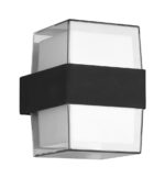 POWERTECH LED φωτιστικό τοίχου HLL-0159, 14W, 4000K, 1190lm, IP65, μαύρο - 5210131089958