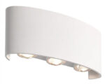 POWERTECH LED φωτιστικό τοίχου HLL-0160, 6W, 4000K, 510lm, IP65, λευκό - 5210131089965