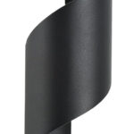 POWERTECH LED φωτιστικό τοίχου HLL-0163, 10W, 4000K, 850lm, IP65, μαύρο - 5210131089996
