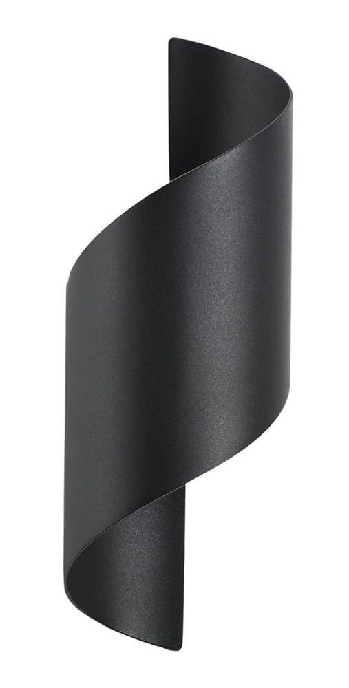 HLL-0163 POWERTECH LED φωτιστικό τοίχου HLL-0163, 10W, 4000K, 850lm, IP65, μαύρο - 5210131089996 - Image 1