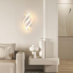 POWERTECH LED φωτιστικό τοίχου HLL-0168, 12W, 4000K, 960lm, λευκό - 5210131091388 - Image 2