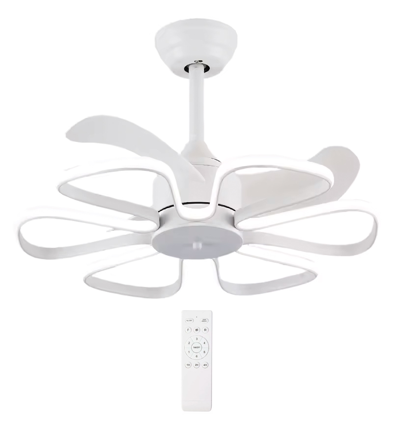 HLL-0173 POWERTECH ανεμιστήρας οροφής HLL-0173 με LED φως, 96W, Φ55x35cm, λευκός - 5210131102657 - Image 1