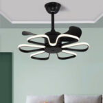 POWERTECH ανεμιστήρας οροφής HLL-0174 με LED φως, 96W, Φ55x35cm, μαύρος - 5210131102664 - Image 2