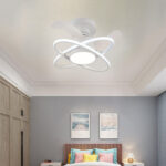 POWERTECH ανεμιστήρας οροφής HLL-0177 με LED φως, 96W, Φ60x28cm, λευκός - 5210131102695 - Image 2