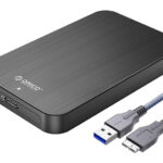 ORICO θήκη για 2.5" SATA HDD/SSD HM25U3, 5Gbps, μαύρη - 6954301105961