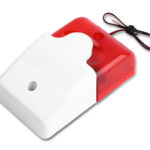 Σειρήνα πανικού Piezzo εσωτερικού χώρου HS-157, 12V, Red - 5210131025987