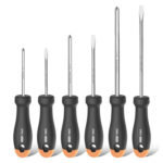 DELI σετ κατσαβίδια HT1006C, 3x ίσια & 3x σταυρωτά, μαγνητικά, 6τμχ - 6975102944931