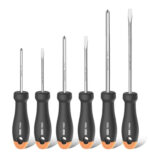DELI σετ κατσαβίδια HT1006C, 3x ίσια & 3x σταυρωτά, μαγνητικά, 6τμχ - 6975102944931