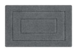 HOME USE πατάκι μπάνιου HUH-0202, αντιολισθητικό, 40 x 60cm, γκρι - 5210131113400