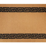 HOME USE πατάκι εισόδου HUH-0206, αντιολισθητικό, 75x45cm, 8mm πάχος, καφέ - 5210131113448
