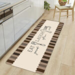 HOME USE πατάκι κουζίνας HUH-0218, αντιολισθητικό, 120x40cm, 3.5mm πάχος, καφέ - 5210131113561 - Image 2