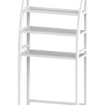 HOME USE ραφιέρα μπάνιου HUH-0222 με 3 ράφια, μεταλλική, 65x25x175cm, λευκή - 5210131121283